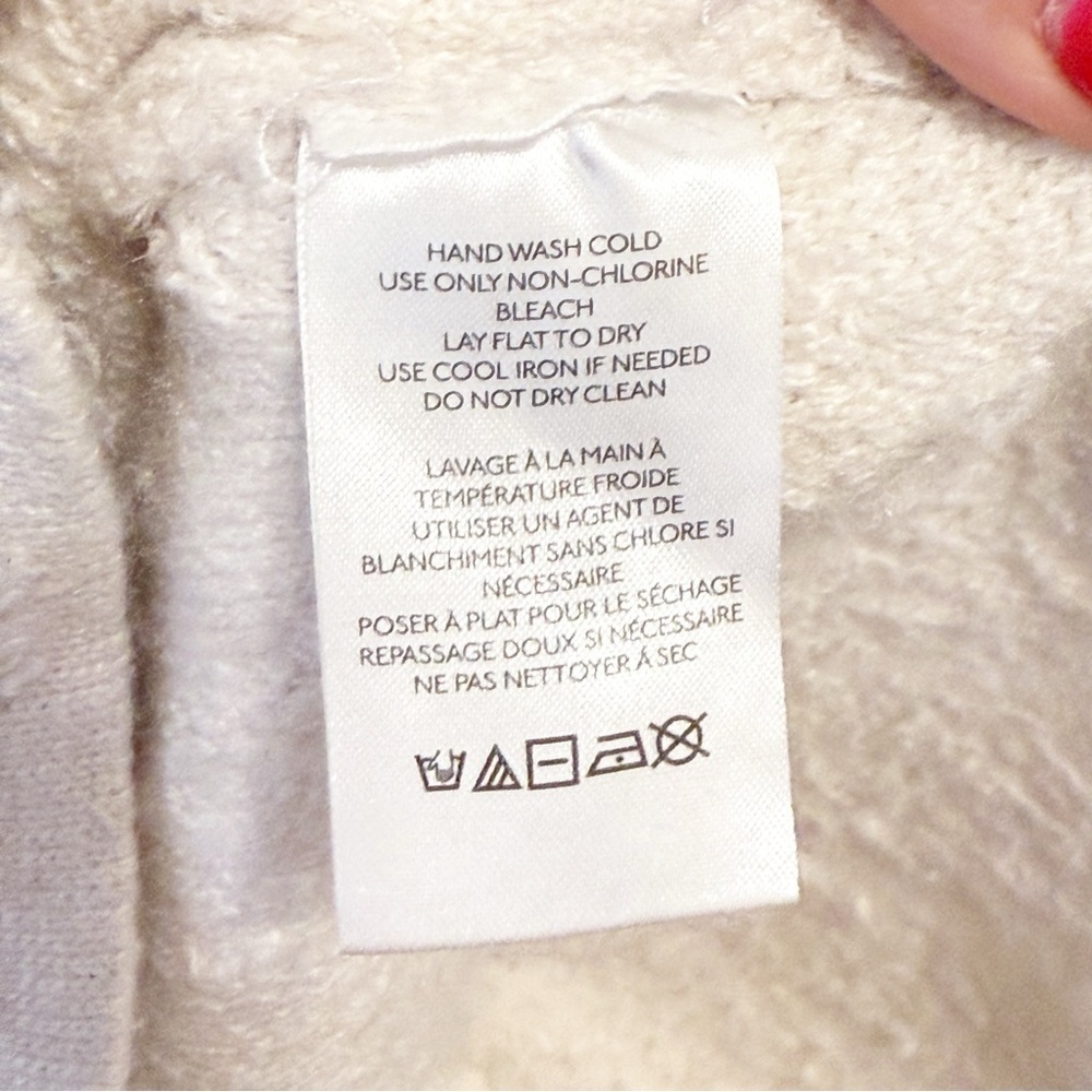 Anthropologie Flat White Sweater Coat S - Picture 7 of 9